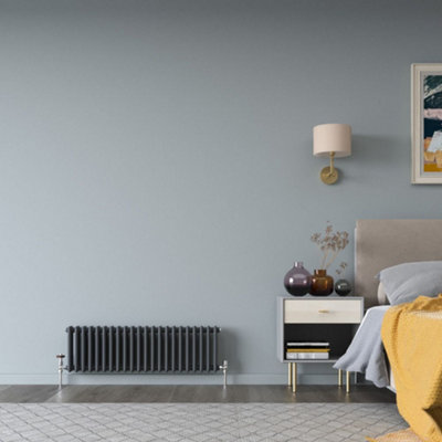  - Planet Radiators 3 Column 300 X 1010mm Cast Iron Style Radiator Anthracite