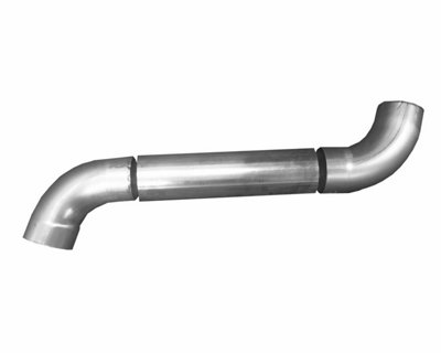 Stainless Steel Downpipe Swan Neck Connector from B&Q