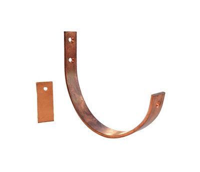 B&Q Copper Std Gutter Fascia Brackets Pack Of Suitable For 5 Lengths Of Gutter Size 12