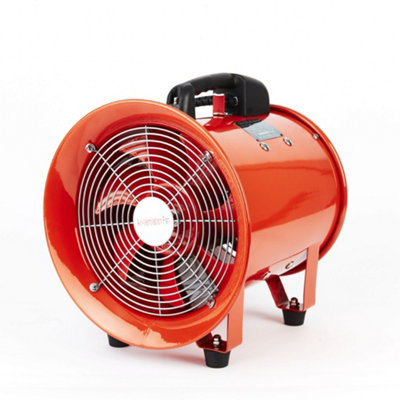  - Powerstar Electricals Industrial Portable Dust Fume Extractor Ventilation Axial Blower Fan 8" (200mm)220V