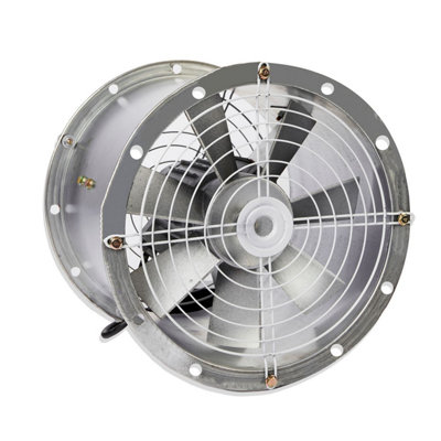 Powerstar Electricals Powerful Commercial Axial Metal Canopy Extractor Exhaust  Fan 18" (450mm) from B&Q