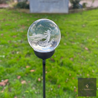 LV Bespoke Fairy 3D Orb Glass Garden Feature from B&Q