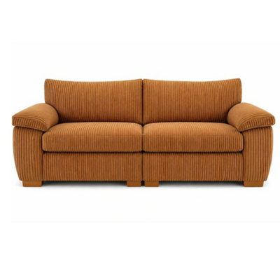 BlissFurniture Ltd Amalfi 2 Seater Split Sofa Soft Fabric In Beige from B&Q