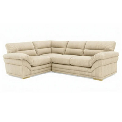 B&Q -  Amalfi Claude Right Hand 2 Piece Corner Sofa In Cream