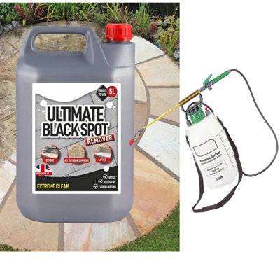 HEATON WHOLESALE 5L Pressure Sprayer With Black Spot Remover Powers Through Stubborn Dirt & Grime from B&Q
