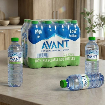 HEATON WHOLESALE 12 X 500Ml Natural Still Mineral Water Ideal For On The Go With Screwcap Lid from B&Q