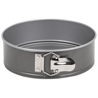 HEATON WHOLESALE 2 X Round Non-Stick 9 Inch (22Cm) Springform Cake Pan Round Bake Ware Tin from B&Q