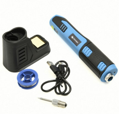 B2C Cordless Battery Soldering Iron Kit 4V 1500Mah 450C Usb-C Fast Heat-U from B&Q