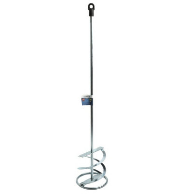 B&Q -  Mixing Paddle Drill Attachment Hex Or Sds+ Shaft Paint Adhesive Cement Plaster Hex 120X600mm