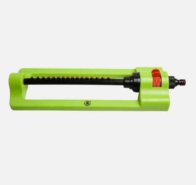 B2C Oscillating Lawn Sprinkler 336M² Cover Plastic Quick Connector Watering System from B&Q