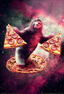 GB Eye Pizza Sloth 61 X 91.5Cm Maxi Poster