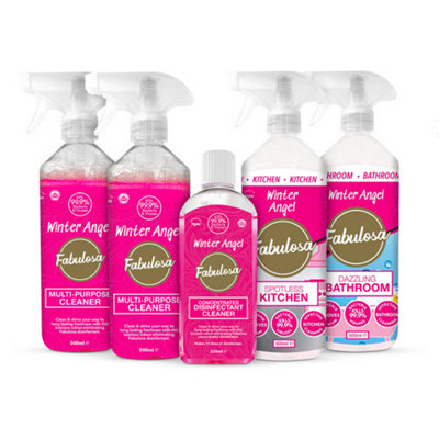 Fabulosa Winter Angel Mini Cleaning Bundle 5 Piece from B&Q