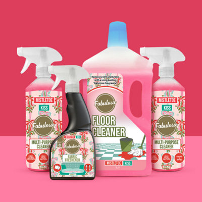 Fabulosa Mistletoe Kiss 4 Piece Cleaning Bundle from B&Q