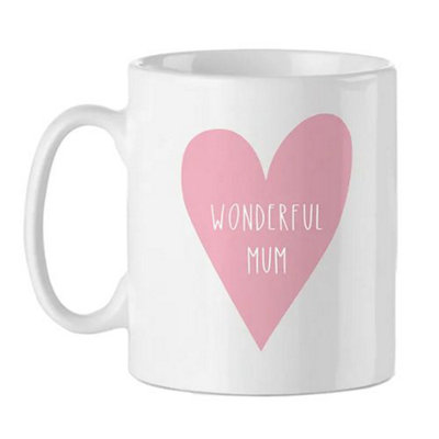 Fabfinds Mothers Day Wonderful Mum Hugga Mug 500Ml Ceramic Mug from B&Q