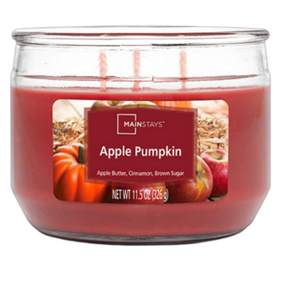 Mainstays Apple Pumpkin Scented Candle 11.5Oz (326G) from B&Q