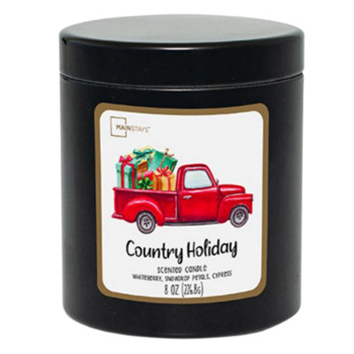 Mainstays Country Holiday Scented Candle 226G Glass Jar from B&Q