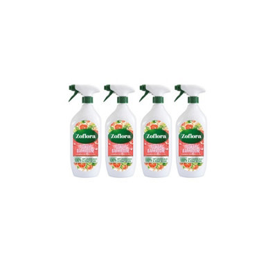 Zoflora Grapefruit And Lime Concentrated Disinfectant 4 Pack 800Ml Multi Surface Cleaner from B&Q