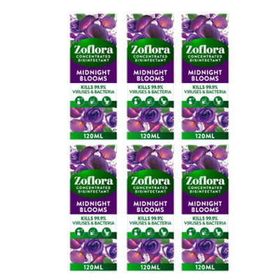 Zoflora Winter Spice Concentrated Disinfectant 4 Pack 800Ml Multi Surface Cleaner from B&Q