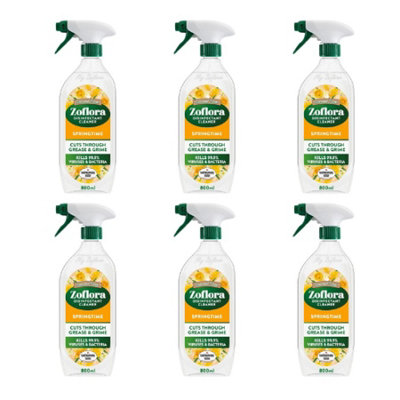 Zoflora Springtime Disinfectant Spray 800Ml Multi Surface Cleaner from B&Q