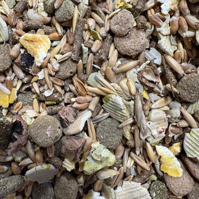 B&Q -  4Kg High Fibre Rabbit Food Dry Mix Complete Nutrition For All Breeds