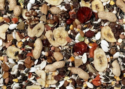 4 Kg Johnston And Jeff Premium Fruit Parrot Food 50 Percent Fruit 22 Ingredient Blend With 5 Fruits And 5 Nuts from B&Q