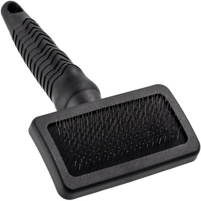 B&Q -  Sotnos Slicker Grooming Brush For Dogs & Cats With Fine Wire Bristles Large