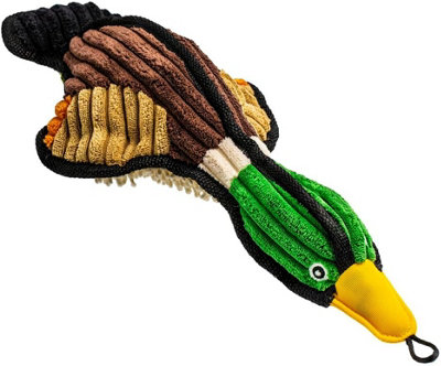 Superpetstoreuk247 Mallard Duck Dog Toy 36Cm Squeaky Plush Bird For Dogs Soft Corduroy & Fluffy Textures Built-In Squeaker Durable & Light from B&Q