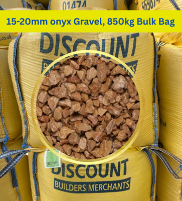 15-20mm Onyx Gravel 850Kg Bulk Bag Free Delivery from B&Q