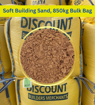 Soft Building Sand850Kg Bulk Bag Free Delivery from B&Q