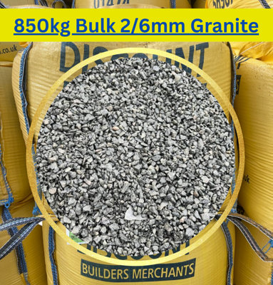 Bulk 2/6mm Granite850Kg Bulk Bag Free Delivery from B&Q