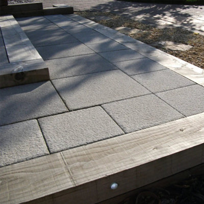  - Discount Builders Merchants 80 Pack Textured Concrete Slabs 450X450mm Dark Grey 16.2M²