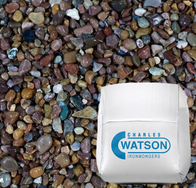 Charles Watson Gravel / Shingle 20-10mm Approx. 850Kg Bulk Bag from B&Q