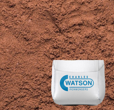 Charles Watson Red Building Sand Approx. 500Kg Dumpy Bag from B&Q