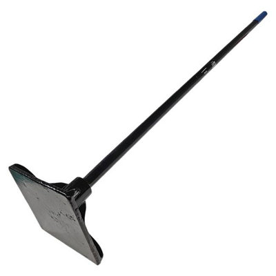 Steel Rammer Tamper With Rubber Grip Handle Contractors Rammer Hammer 10Lb from B&Q