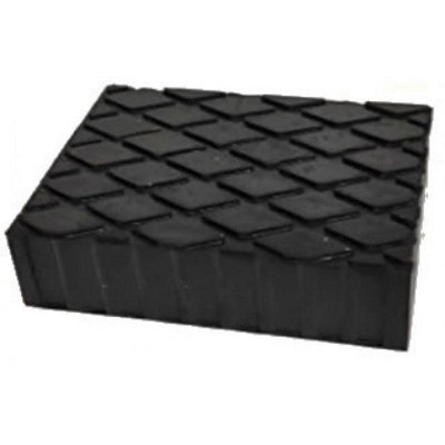 B&Q -  Rubber Lift Pad 160 X 120 40 mm For Scissor Lifts And Jacking Beams Bts0995