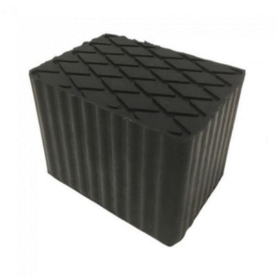 Gear4Garage Rubber Pad Jacking Beam Block Scissor Lift Block 160 X 120 X 120 mm from B&Q