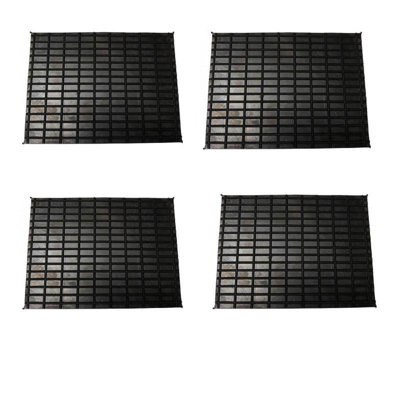 Gear4Garage 4 X Jacking Beam Rubber Support Block Universal Scissor Lift Pad 160X120X20mm from B&Q