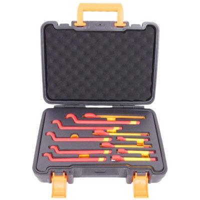 Gear4Garage Insulated Spanner Tool Kit 12 Piece 1000V Vde Open And Box End Set from B&Q