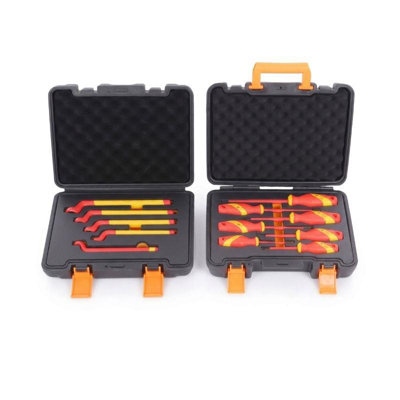 Gear4Garage 5Pc Insulated Box End Spanner Set 1000V + 7Pc Screwdriver Set Electricians Vde from B&Q