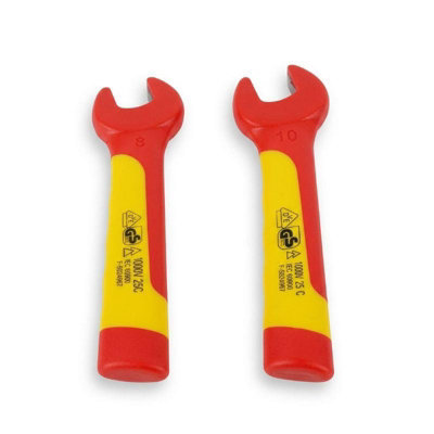 B&Q -  Insulated Open End Wrench 1000 Volt 8mm Insulated Open End Wrench 1000 Volt 10mm