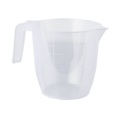Celino Plastic Measuring Jug 2L Clear Kitchen Utensil Baking Cooking Stackable Uk Made from B&Q