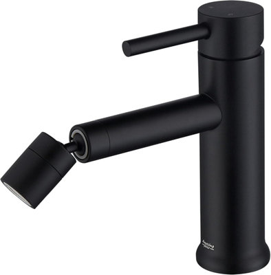 Amazing Force Basin Taps With 360 Rotatable AeratorSingle Lever Bathroom Sink TapsBasin Mixer Tap With 2 Free Hoses For Bathro from B&Q