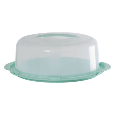 Celino Medium Plastic Cake Dome Food Container Carrier With Handle 30Cm Deep Round from B&Q