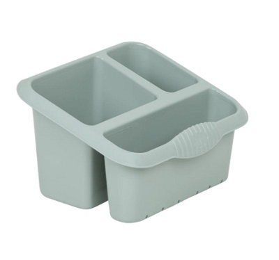 Celino Kitchen Cutlery Caddy Plastic High Grade Sink Tidy Drainer Holder Organizer from B&Q