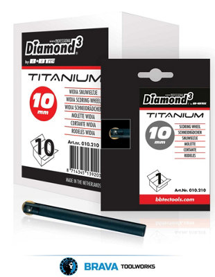 B&Q Brava Toolworks Titanium Scoring Wheel 10Mm From B+Btec