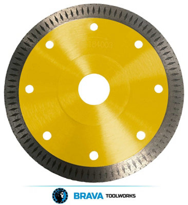  - Brava Toolworks Cr-Yellow-Ed Easy Cut 125mm Dry Blade From B+Btec