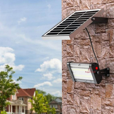 Omnisolar Solstice Split Solar Floodlight6000 Lumens from B&Q