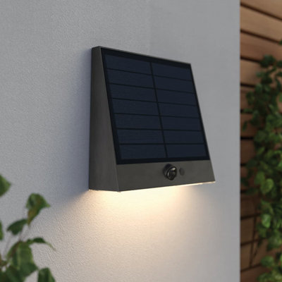 Omnisolar Zeta Solar Wall Light With Motion Sensor1000 Lumens from B&Q