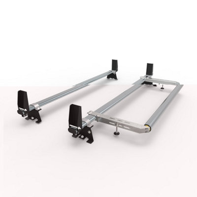B&Q -  Citroen Dispatch Roof Rack 2 Bar System With Roller And Loadstops 2016 Onwards Vans At127Ls+A30