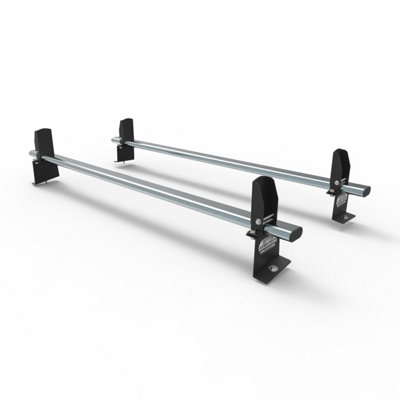 B&Q -  Citroen Berlingo Van Roof Rack System With Load Stops For 2008-2018 Model Vans 2 Bar System At64Lscit